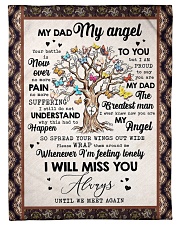 FLEECE BLANKET - TO MY ANGEL DAD - TREE Small Fleece Blanket - 30" x 40" front
