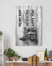 Dad to Son - Motocycling - Never Forget That You 20x30 Gallery Wrapped Canvas Prints aos-canvas-pgw-20x30-lifestyle-front-03