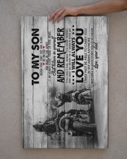 Dad to Son - Motocycling - Never Forget That You 20x30 Gallery Wrapped Canvas Prints aos-canvas-pgw-20x30-lifestyle-front-29