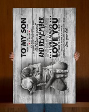 To My Son - Never Feel that You Are Alone 20x30 Gallery Wrapped Canvas Prints aos-canvas-pgw-20x30-lifestyle-front-22