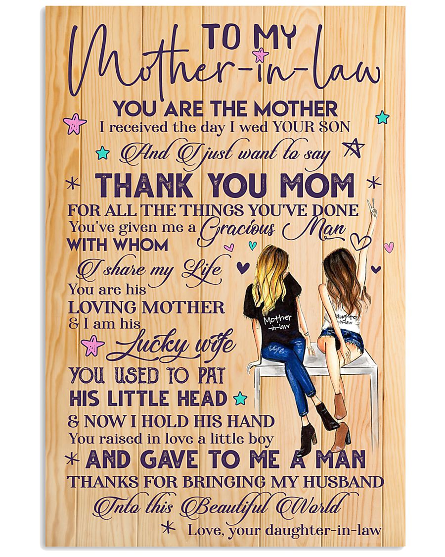 TO MY MOTHER-IN-LAW 16x24 Poster