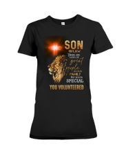 Son-in-law - Lion - You Volunteered - T-Shirt Premium Fit Ladies Tee tile