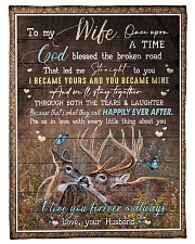 To My Wife - I Became Yours And You Became Mine Fleece Blanket tile