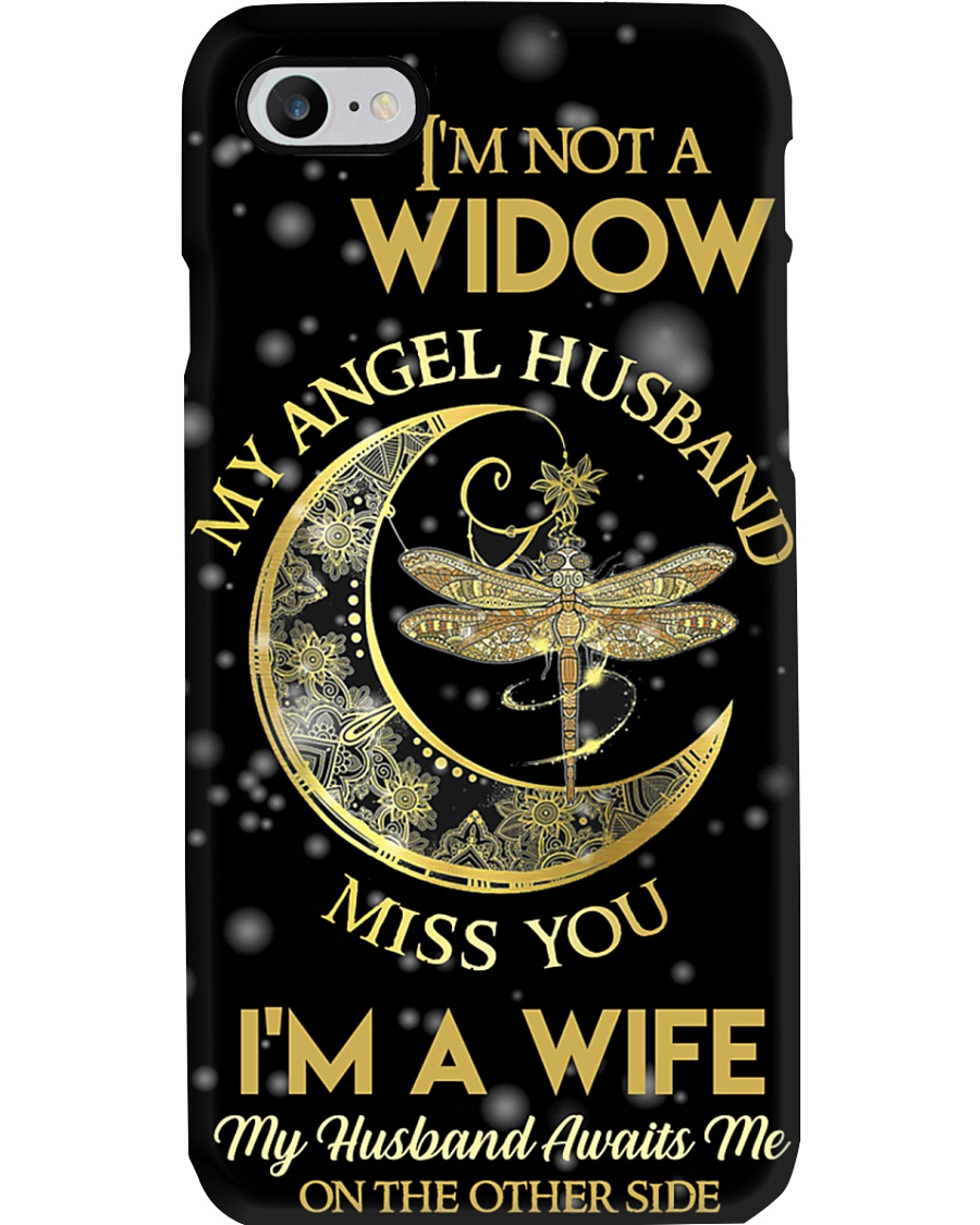 MY ANGEL HUSBAND - DRAGONFLY - MISS YOU Phone Case