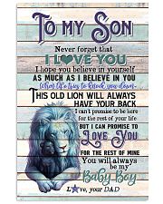 To My Son - Lion - This Old Lion Will Always Vertical Poster tile