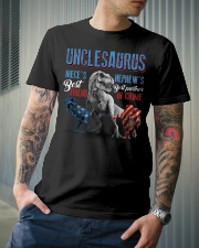 Uncle - Dinosaur - T-Shirt Classic T-Shirt lifestyle-mens-crewneck-front-6