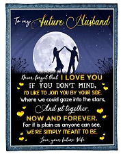 To My Husband - Dancing Under The Moon Fleece Blanket tile