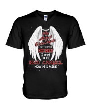 Angel - Grandpa - My Angel Grandpa I Used V-Neck T-Shirt tile