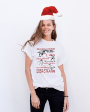 GRANDDAUGHTER - PINK DINOS - FAVORITE Classic T-Shirt lifestyle-holiday-crewneck-front-1