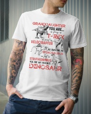 GRANDDAUGHTER - PINK DINOS - FAVORITE Classic T-Shirt lifestyle-mens-crewneck-front-6