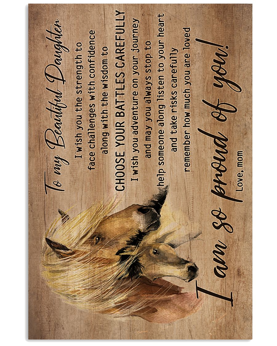 MOM TO DAUGHTER 16x24 Poster
