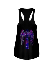 Dad Daughter - Cross - I Asked God For An Angel Ladies Flowy Tank tile