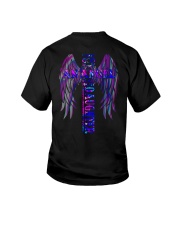 Dad Daughter - Cross - I Asked God For An Angel Youth T-Shirt tile