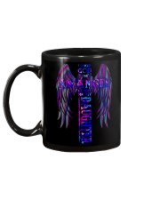Dad Daughter - Cross - I Asked God For An Angel Mug tile