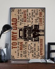 To My Dad - Trucker - Poster 16x24 Poster lifestyle-poster-2
