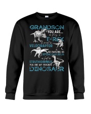 GRANDMA TO GRANDSON - DINOS - FAVORITE Crewneck Sweatshirt thumbnail