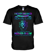 Son-in-law - Lion - I Am Living The Dream V-Neck T-Shirt tile