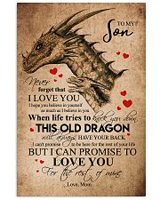 POSTER - TO MY SON - PENCIL DRAGON - OLD DRAGON 16x24 Poster front