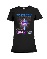 Angel - Grandpa - I Wish God Didn't Need You Premium Fit Ladies Tee tile