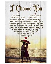HUSBAND AND WIFE - SIDE BY SIDE - I CHOOSE YOU 16x24 Poster front