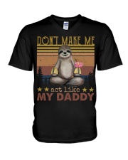 T-SHIRT - DAUGHTER - FUNNY V-Neck T-Shirt tile