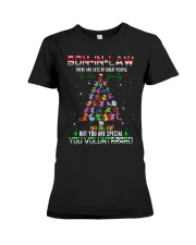 Christmas - Son-in-law - Dragon - You Volunteered Premium Fit Ladies Tee tile