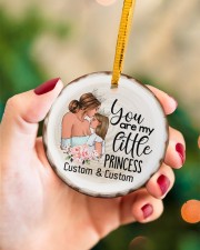 Daughter - You Are My Little Princess Personalized Circle ornament - single (porcelain) aos-circle-ornament-single-porcelain-lifestyles-09