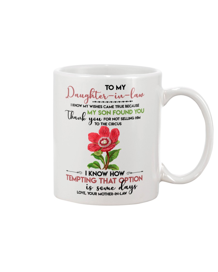 TO MY DAUGHTER-IN-LAW - FLOWER ART - CIRCUS Mug