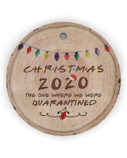 Christmas - Pandemic - Circle Ornament Circle Ornament (Wood tile