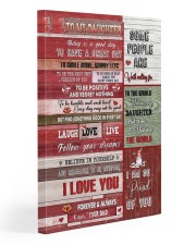 To My Daughter - Christmas - Today Is A Good Day 20x30 Gallery Wrapped Canvas Prints front