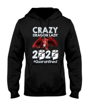 T-SHIRT - CRAZY LADY - DRAGON Hooded Sweatshirt thumbnail