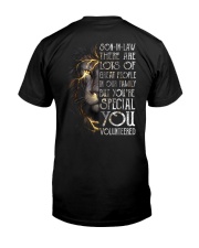 T-SHIRT - SON-IN-LAW - LION - YOU VOLUNTEERED Classic T-Shirt back