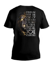 T-SHIRT - SON-IN-LAW - LION - YOU VOLUNTEERED V-Neck T-Shirt thumbnail