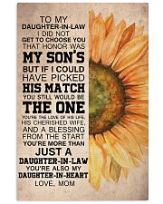 MOM TO DAUGHTER IN LAW 16x24 Poster front
