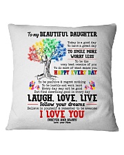 MOM TO DAUGHTER Square Pillowcase thumbnail