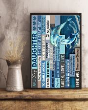 To My Daughter - Dolphin - Life Is Filled 16x24 Poster lifestyle-poster-3