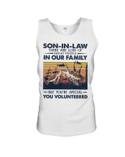 SON-IN-LAW - TURTLE - VINTAGE - YOU VOLUNTEERED Unisex Tank tile