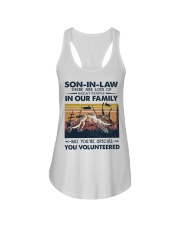 SON-IN-LAW - TURTLE - VINTAGE - YOU VOLUNTEERED Ladies Flowy Tank tile