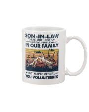 SON-IN-LAW - TURTLE - VINTAGE - YOU VOLUNTEERED Mug tile