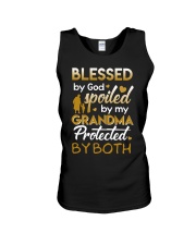 BLESSED BY GOD SPOILED BY MY GRANDMA Unisex Tank thumbnail