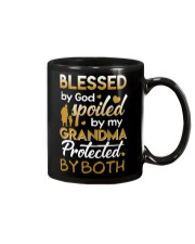 BLESSED BY GOD SPOILED BY MY GRANDMA Mug thumbnail