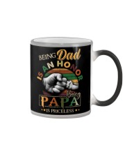 BEING DAD IS HONOR- PAPA IS PRICELESS Color Changing Mug thumbnail