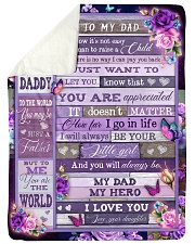 To My Dad - Fleece Blanket Sherpa Fleece Blanket tile