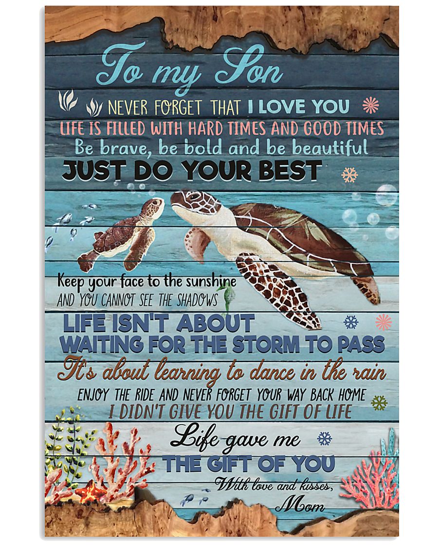 MOM TO SON 16x24 Poster