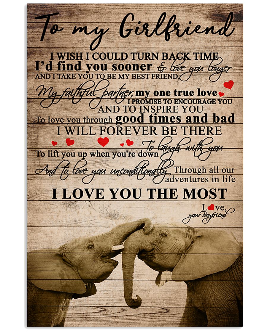 TO MY GIRLFRIEND 16x24 Poster