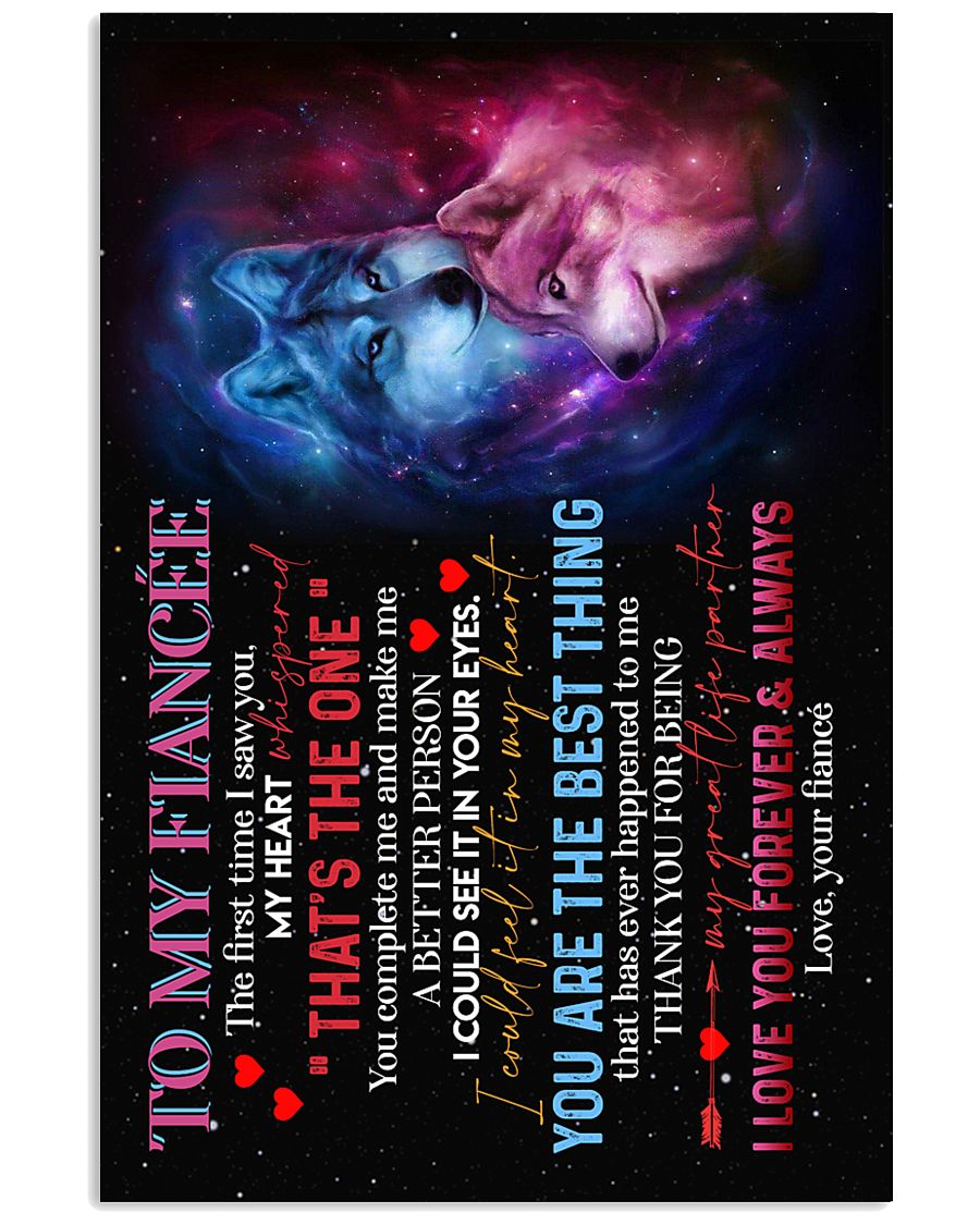 TO MY FIANCE'E 16x24 Poster