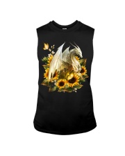 Dragon - Flower - T-Shirt Sleeveless Tee tile