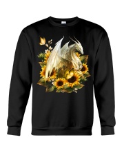 Dragon - Flower - T-Shirt Crewneck Sweatshirt tile