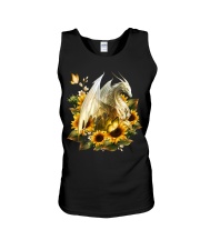 Dragon - Flower - T-Shirt Unisex Tank tile