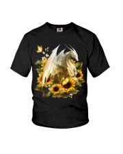 Dragon - Flower - T-Shirt Youth T-Shirt tile